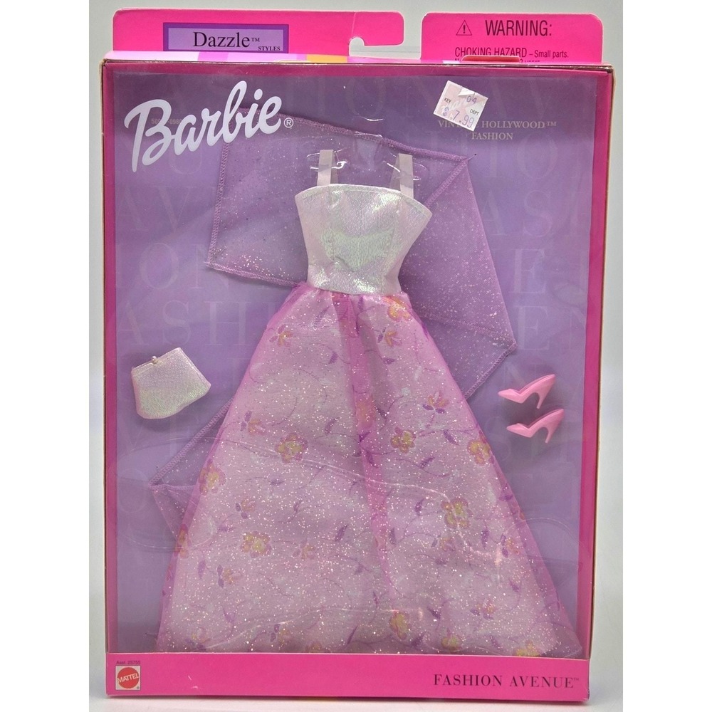 2001 Barbie Fashion Avenue-Dazzle Styles "Vintage Hollywood" Asst. 25755 NIP